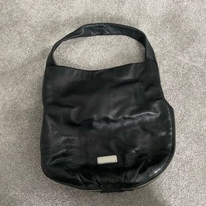 Marc jacobs extra large black pebbled leather hobo purse bag